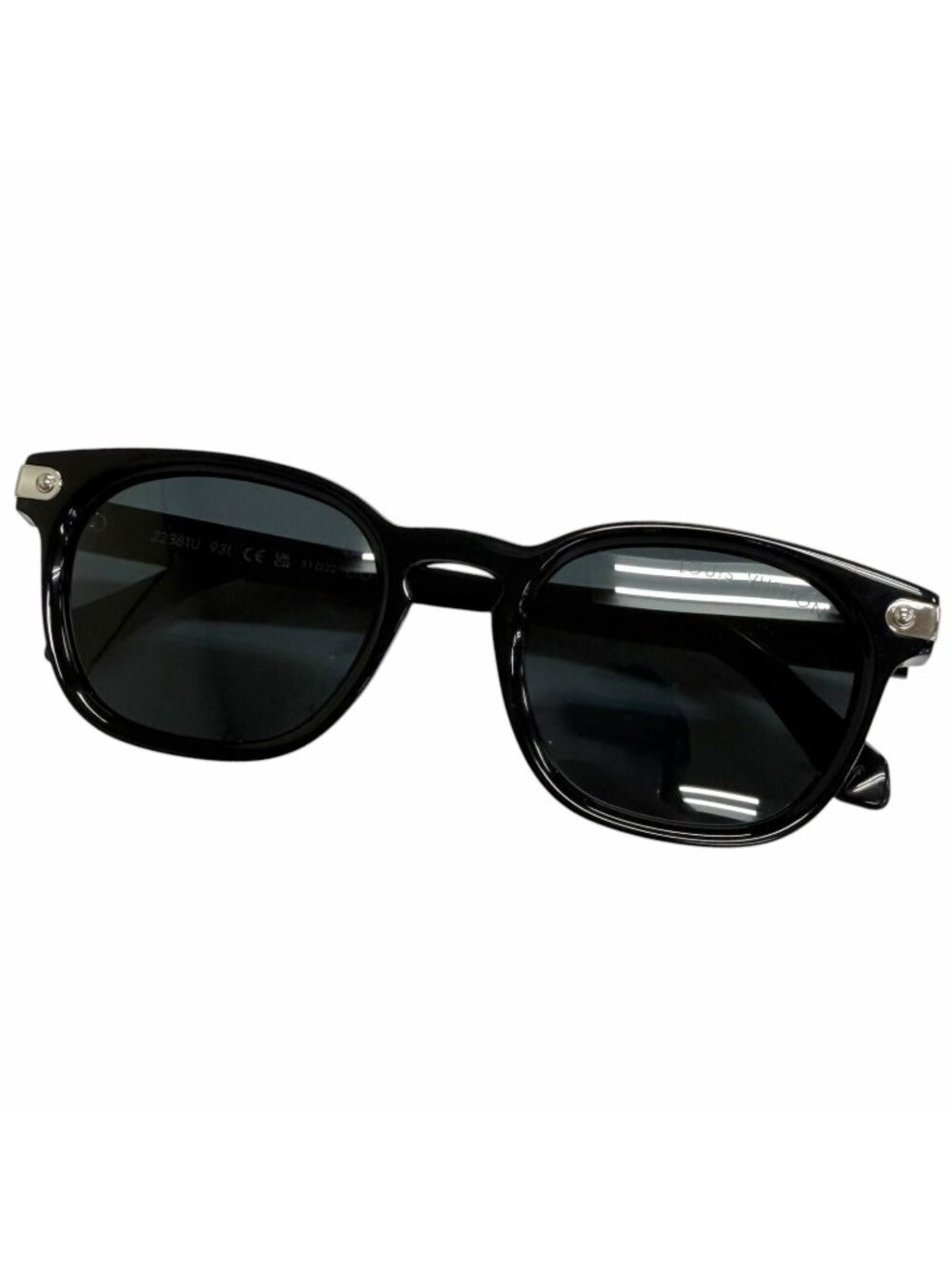 Louis Vuitton Sunglasses LV Signature Round Square Noir 51 Eyewear